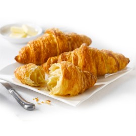 Butter croissant by purple oven