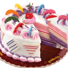 Rainbow cake by Goldilocks