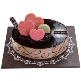 Dark Glaze Chocolate Cake by Tous les Jours