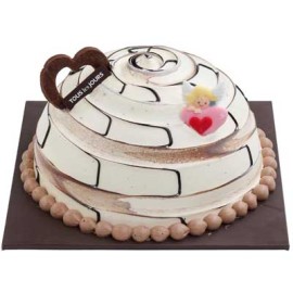 Chocolate Marble Dome by Tous les Jours