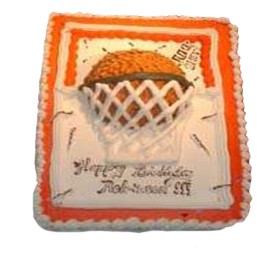 Basket Ball Cake by Kings Bakeshop