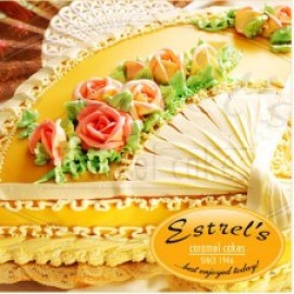 Caramel Fan Cake by Estrel's