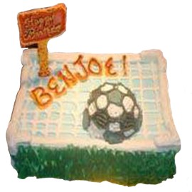 Soccer Cake by Kings Bakeshop